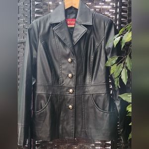 NUAGE faux leather jacket